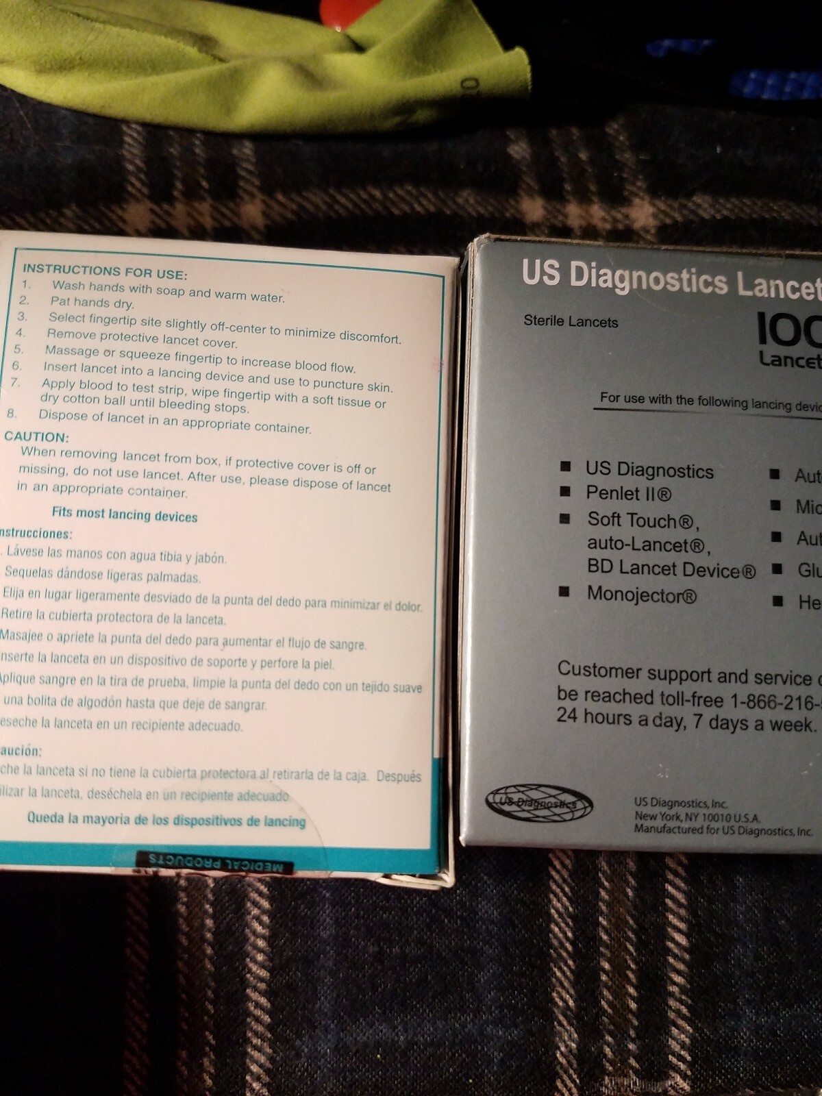 Lancets 2 Boxes of 100 each