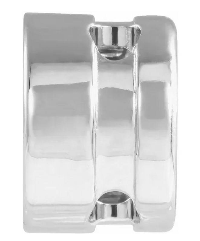 5.8mm 3/4ct Solid PLATINUM 950 Round Bezel SLIDE PENDANT Mounting Setting USA