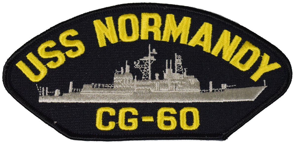 USS NORMANDY CG-60 SHIP PATCH - GREAT COLOR - Veteran Owned Business