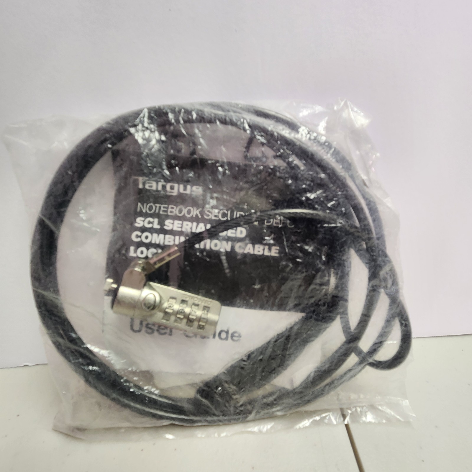 Targus Notebook Security DEFCON CL Serialized Combo Cable Lock Model: PA410S-25