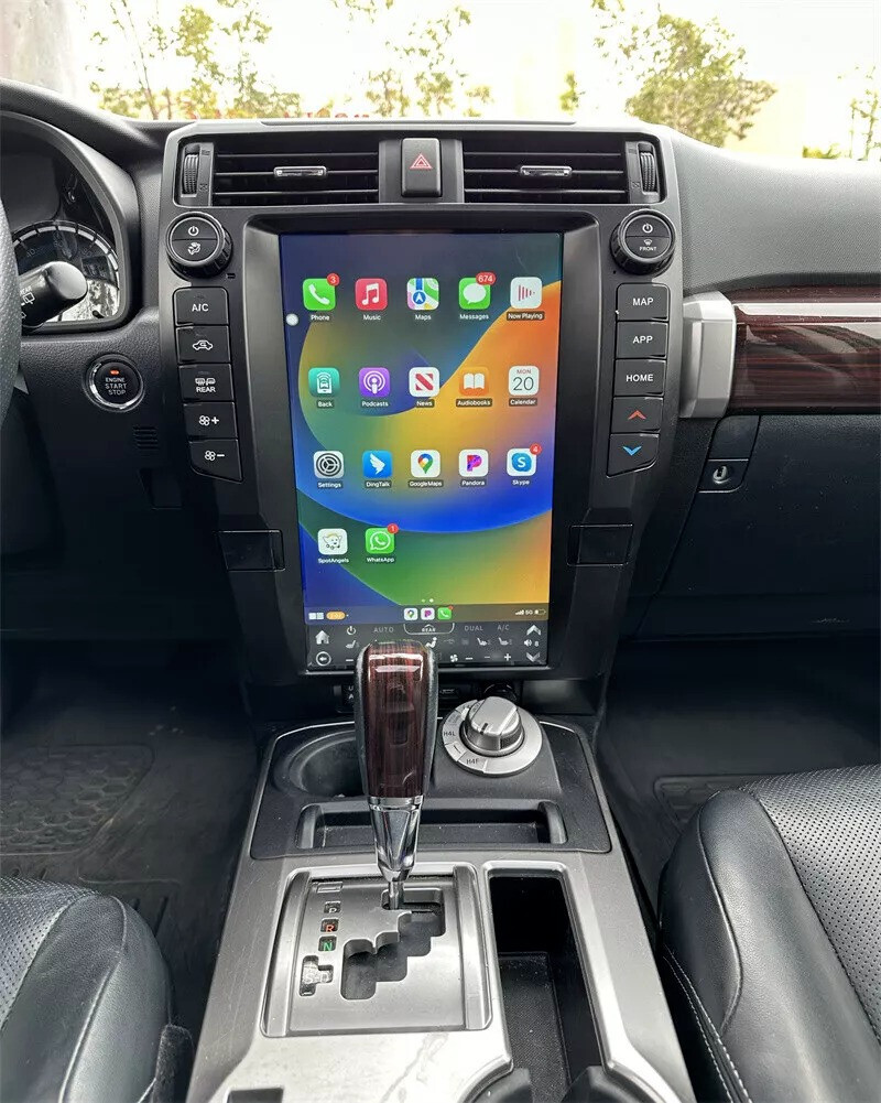 15.6'' HD Car Radio GPS Navigation Android 8+256GB For Toyota 4Runner 2010-2023