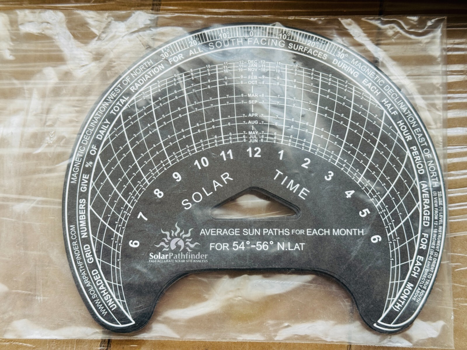 Solar Pathfinder Solar Site Analysis with Tripod and Hard Case Open Box
