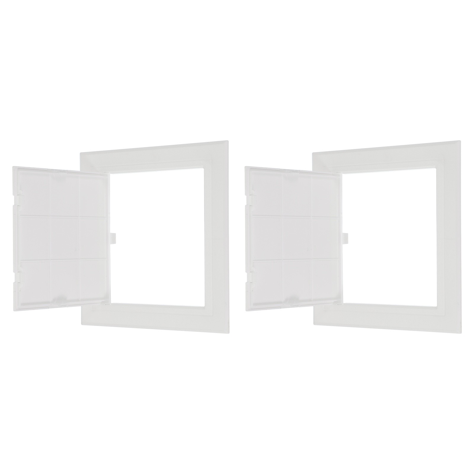 6.5x6.5 Inch(165x165mm) Removable Hinged Access Panel, 2Pcs Access Doors White