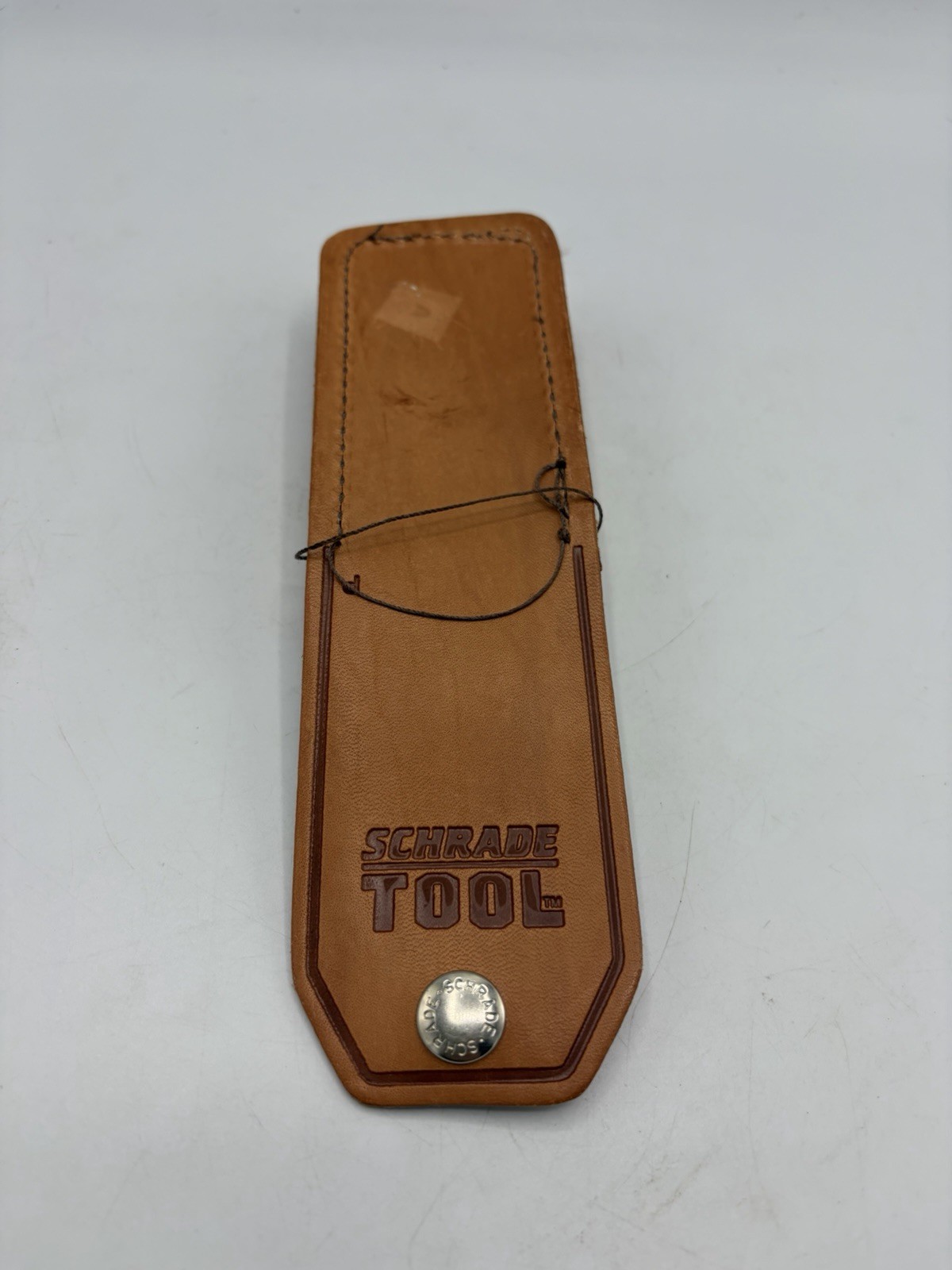 New Schrade Tool Tan Leather Sheath (No Knife)