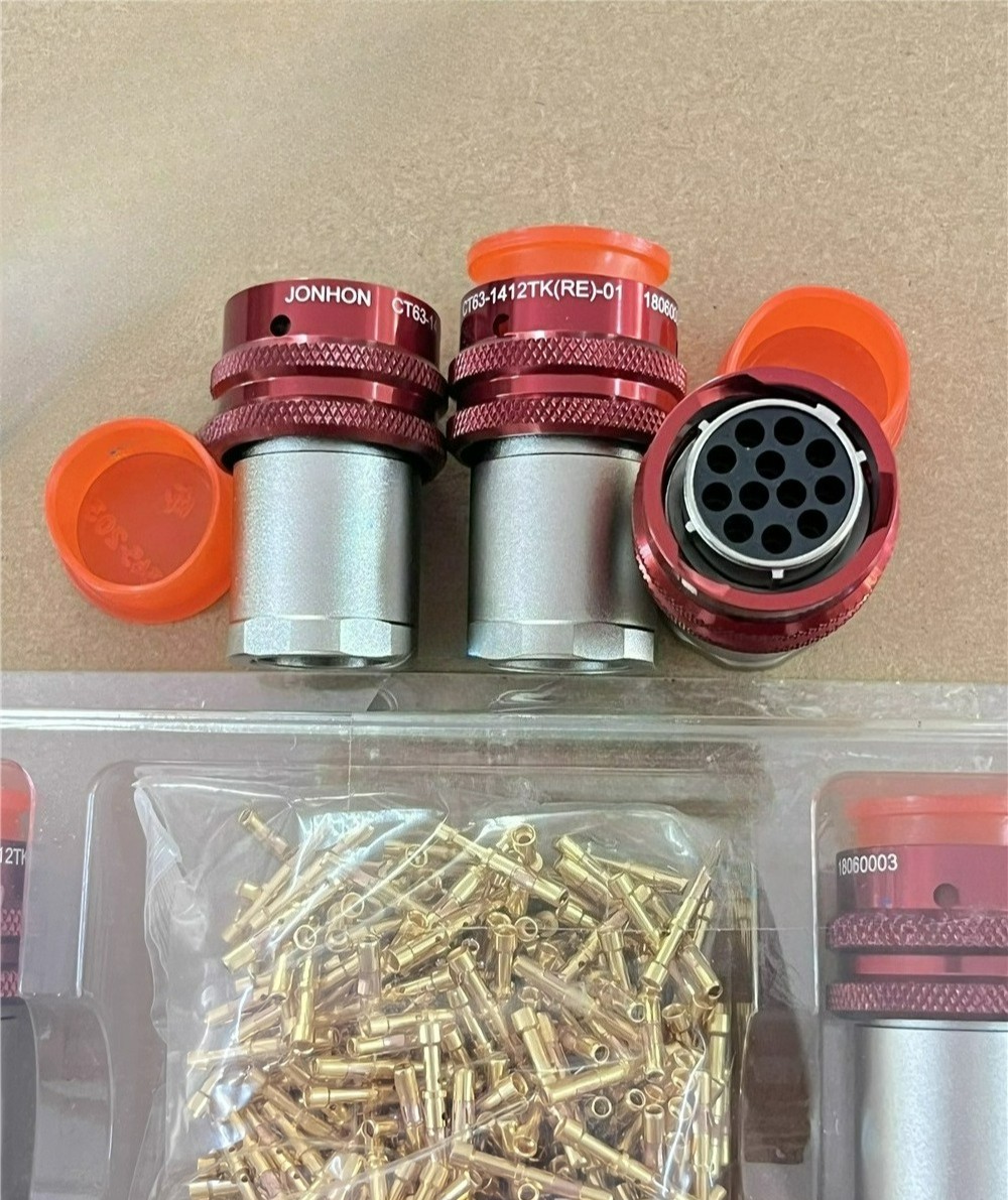 1PCS NEW FIT FOR JONHON connector CT63-1412TK (RE) -01 red 12 core