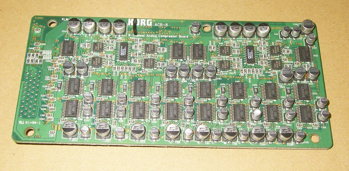 KORG D16XD/D32XD ACB-8 8-CHANELL ANALOG COMPRESSOR BOARD