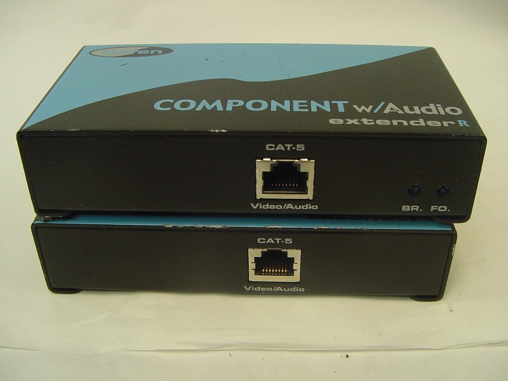 GEFEN COMPONENT w/AUDIO EXTENDER TRANSMITTER & RECEIVER - NO POWER CORDS