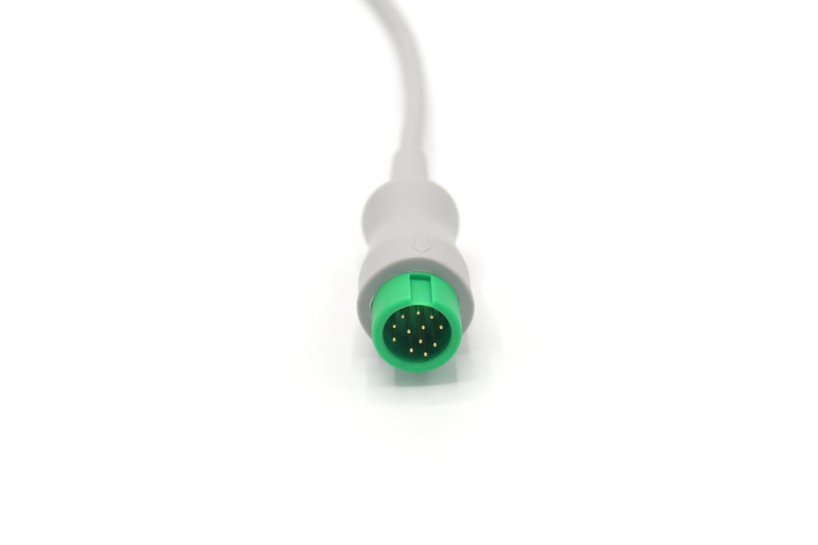 Mindray DPM7 DPM6 ECG Cable 12 Pin 3 Leads Snap Compatible - Same Day Shipping