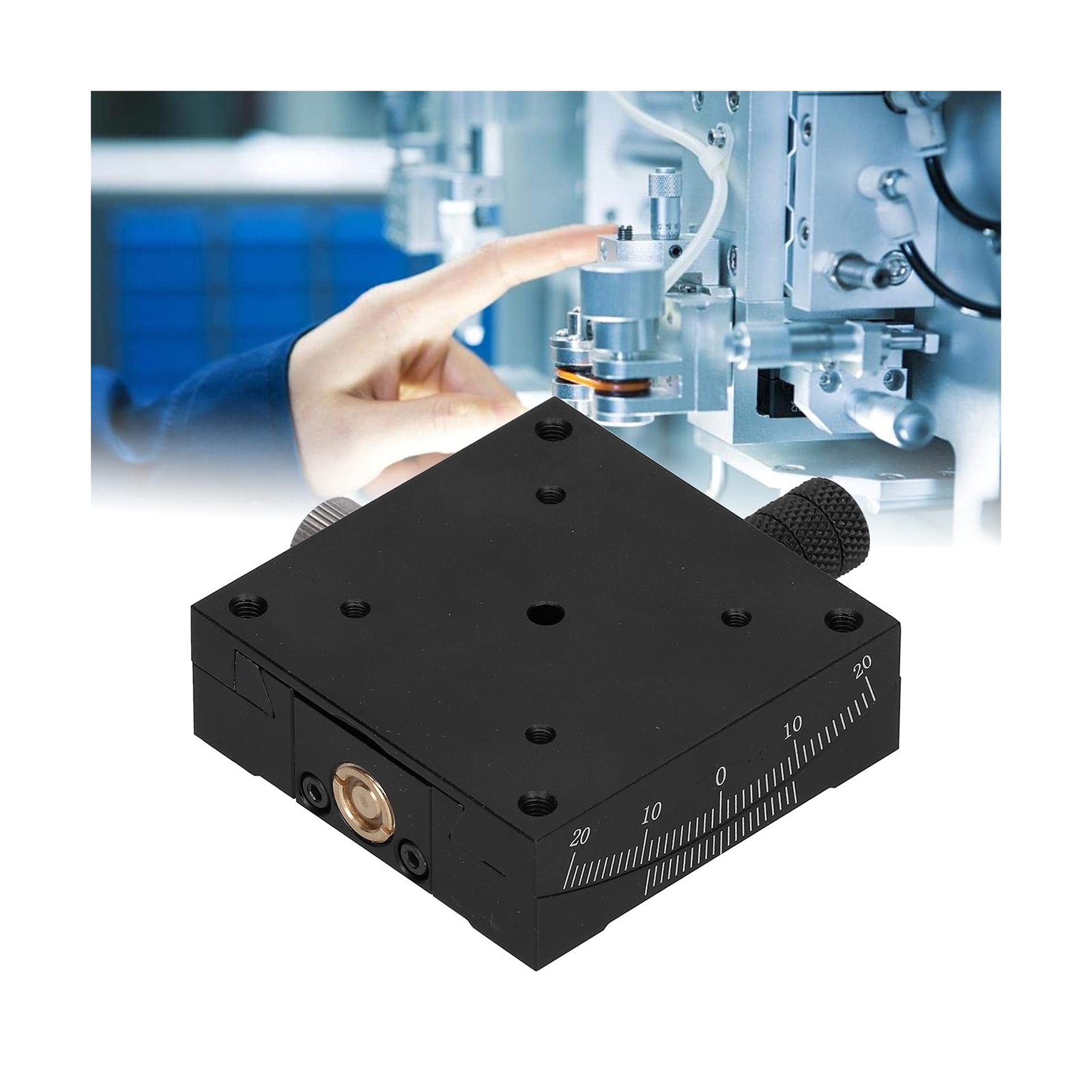 Zooke Precise Manual Goniometer Stage, Linear Stage, Optical Positioning Slid...