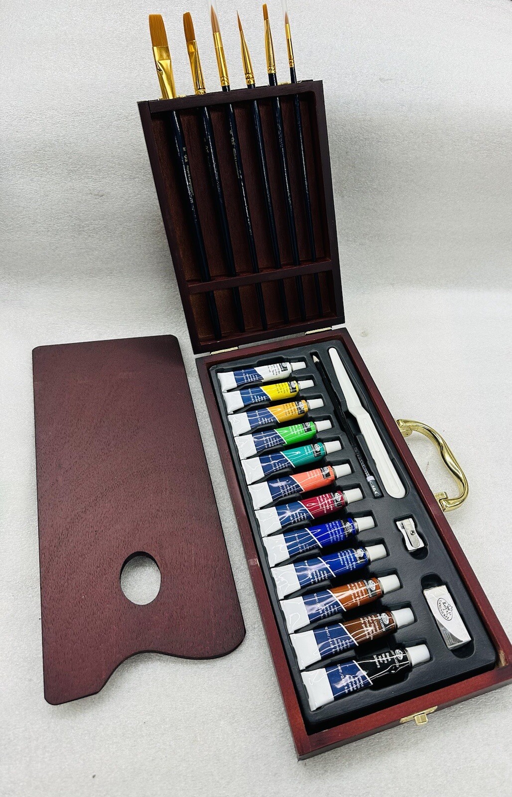 Royal Langnickel ARTIST SET - Acrylic Knife Painting 12 Colors & Brushes etc NEW