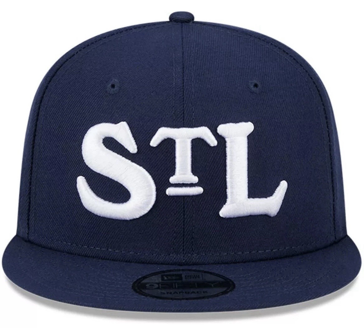 St. Louis Cardinals New Era 2024 Rickwood Classic 9FIFTY Navy Snapback Hat NWT!