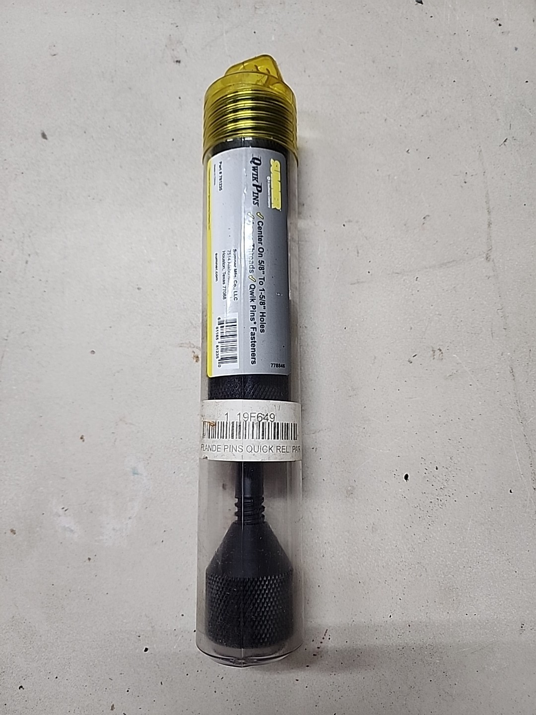 Sumner 2121 Qwik Pins,  5/8 To 1 5/8 Flange Holes, Pr