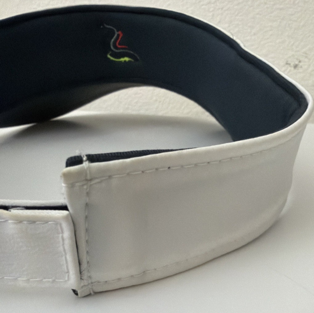 Evoshield White Golf Tennis Visor Hat Multi Signature Autographed Adjustable