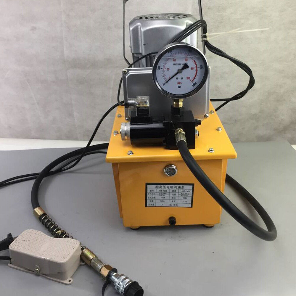 Electric Hydraulic Pump 110V Pedal Control 10,152 PSI High Efficiency