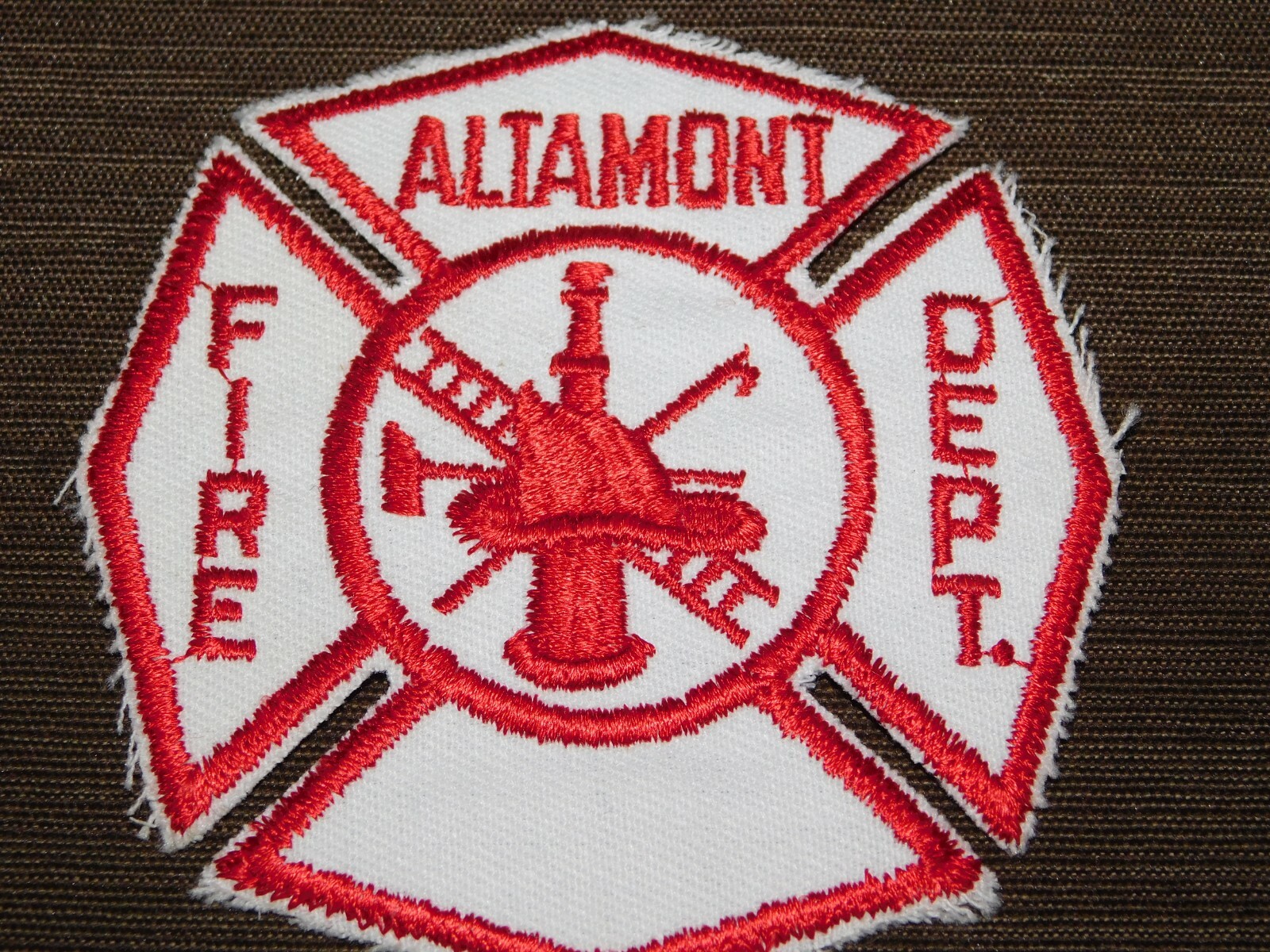 FIREMAN PATCH NEW ALTAMONT FIRE DEPT