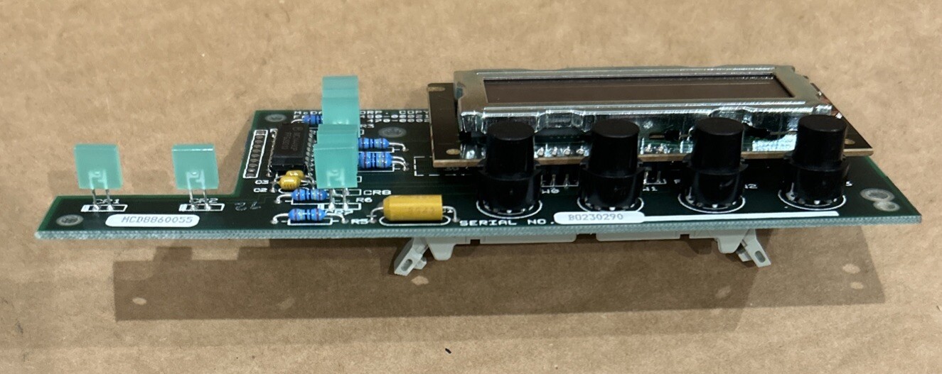 Sharp New Display LM16A21 LCD F1008CP HCN-24V w McData 480-000215-100, 4 Knobs