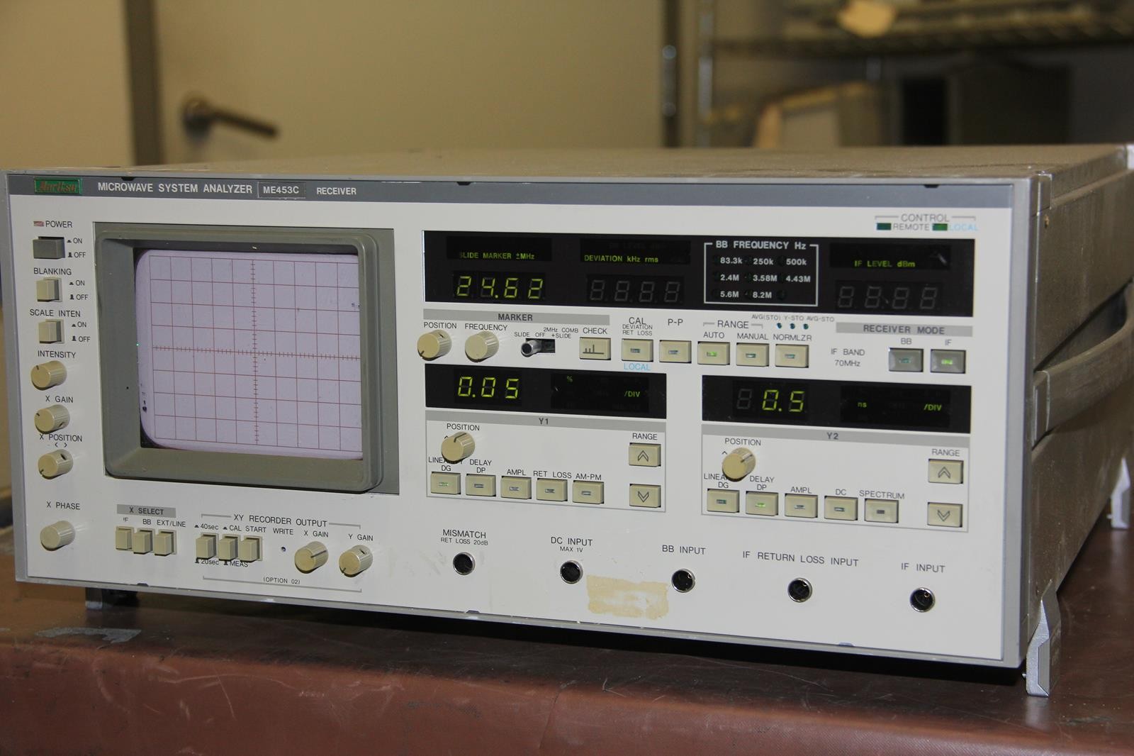 ANRITSU ME453C System Analyzer Receiver Options 02 & 03