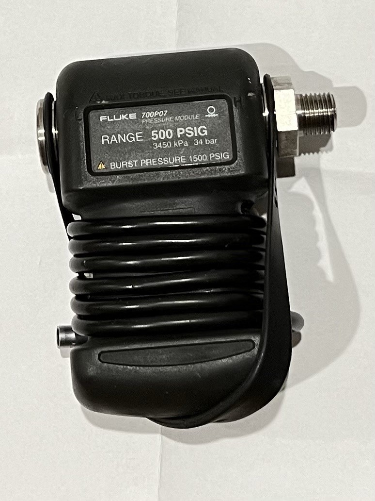 Fluke 700P07 Pressure Module,Range 500 PSIG 3450 kPa 34 bar, Burst Pressure 1500