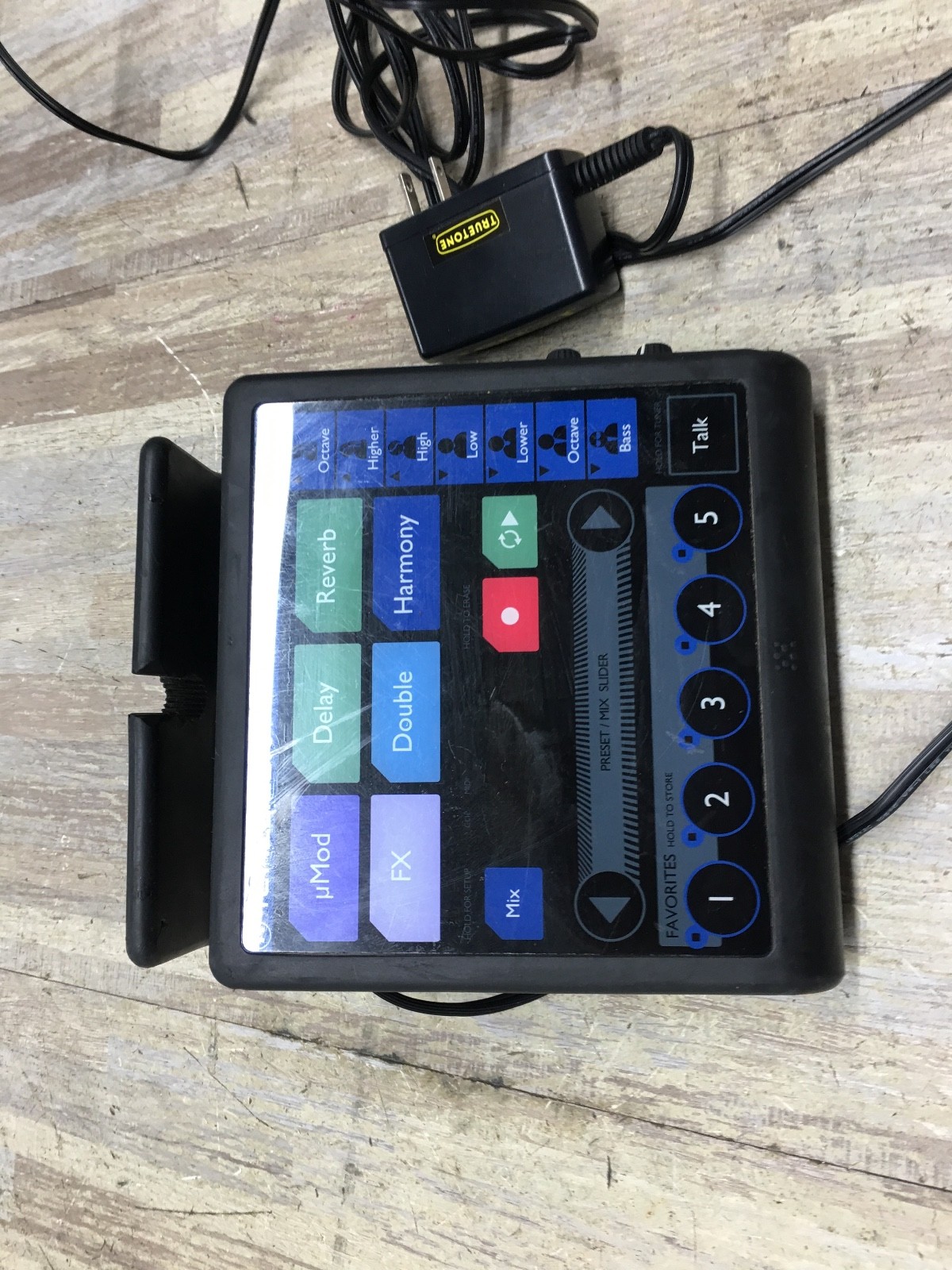 TC Helicon Voicelive Touch Vocal Effects Processor used w/ adpater