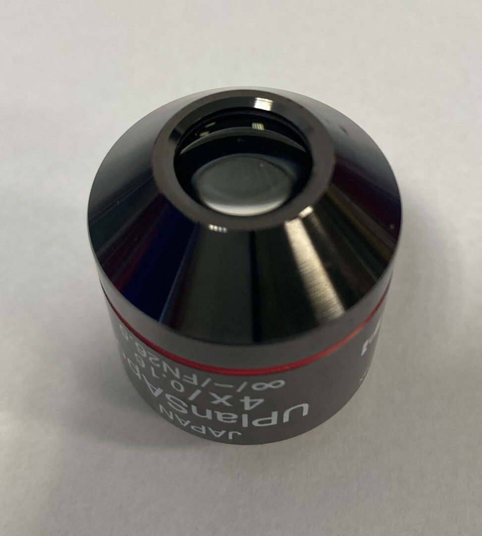 Evident Olympus UPlanSApo N 4X 0.16 Microscope Objective Lens RMS