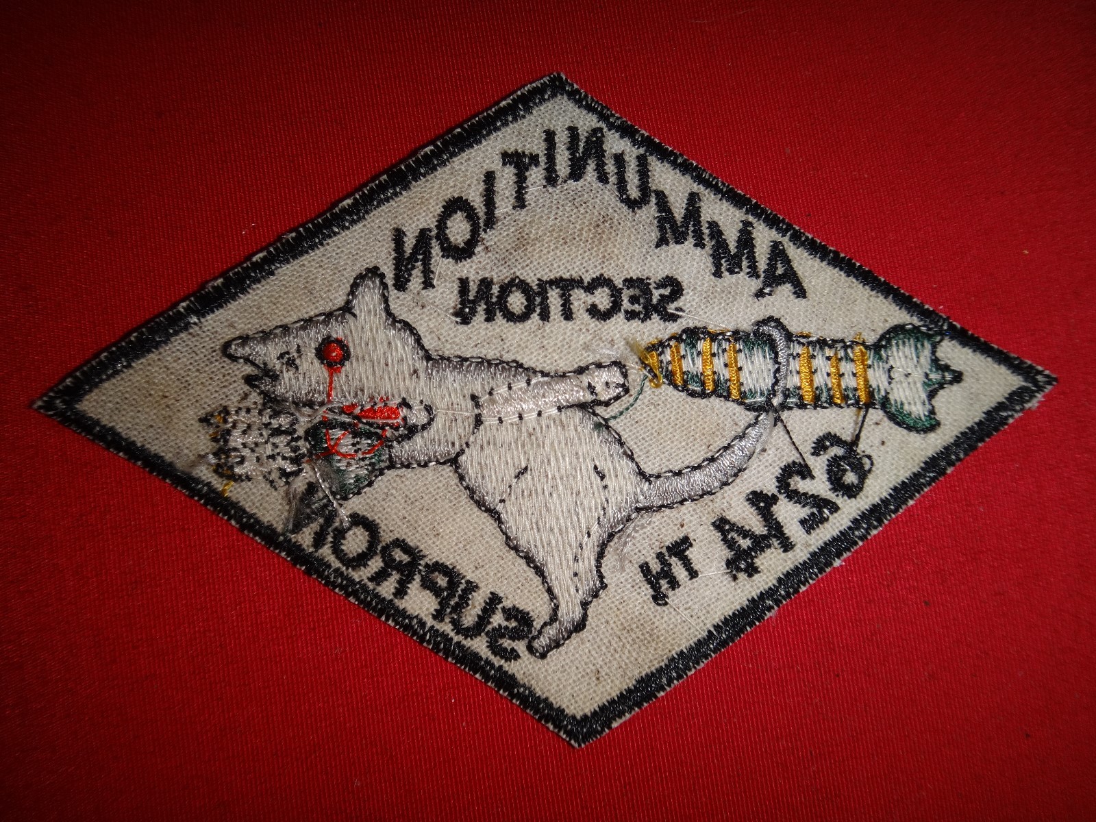 Vietnam War Patch USAF 6214th Support Squadron AMMUNITION Section