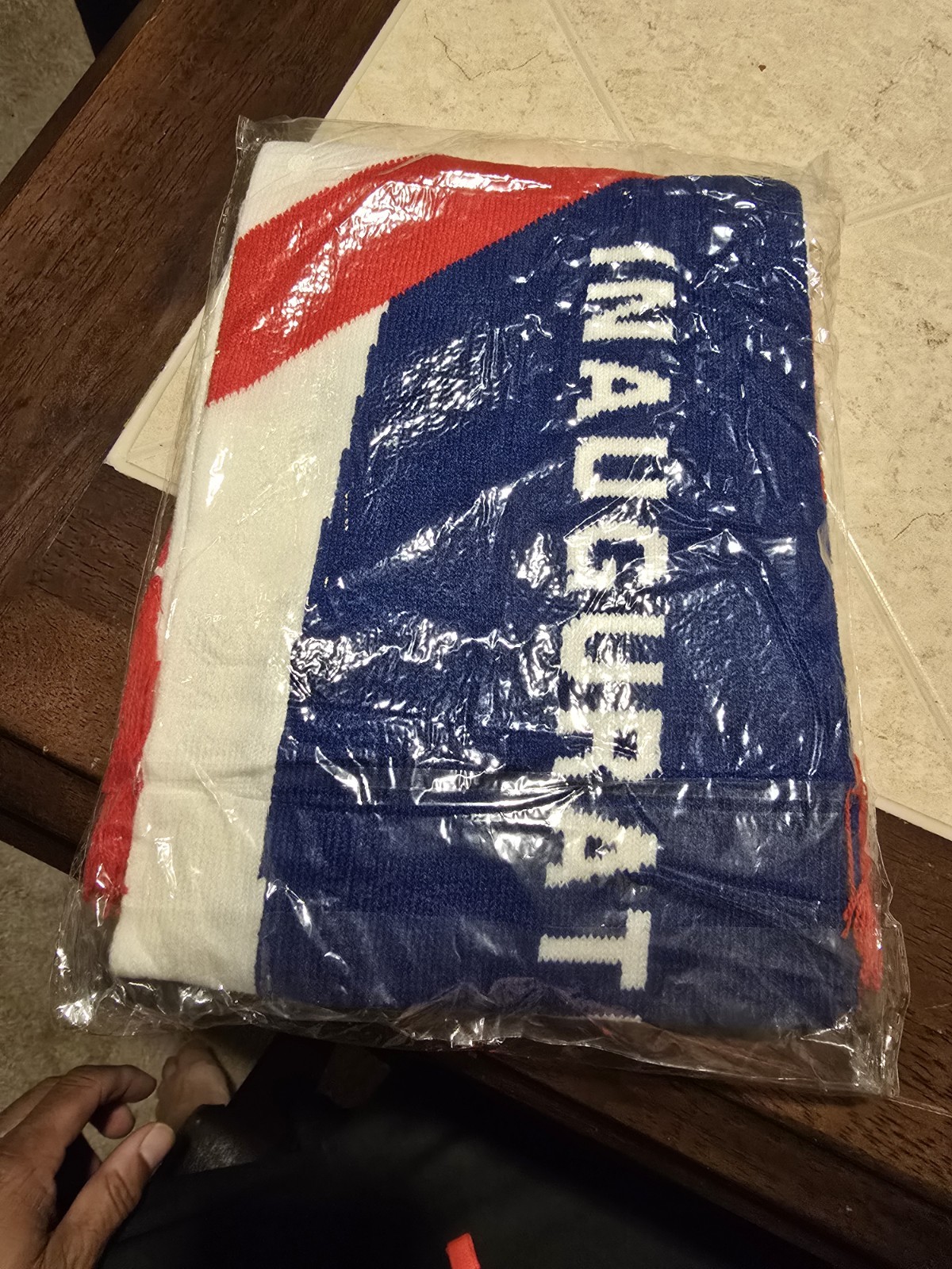 Donald Trump 2025 Inauguration Scarf Metro Edition Rare....