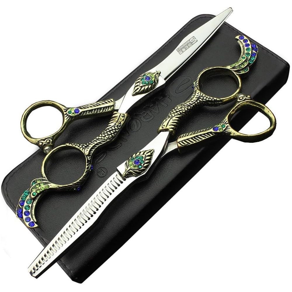SHARONDS KQ 6-inch Stainless Steel Scissors Set for Hairdressers