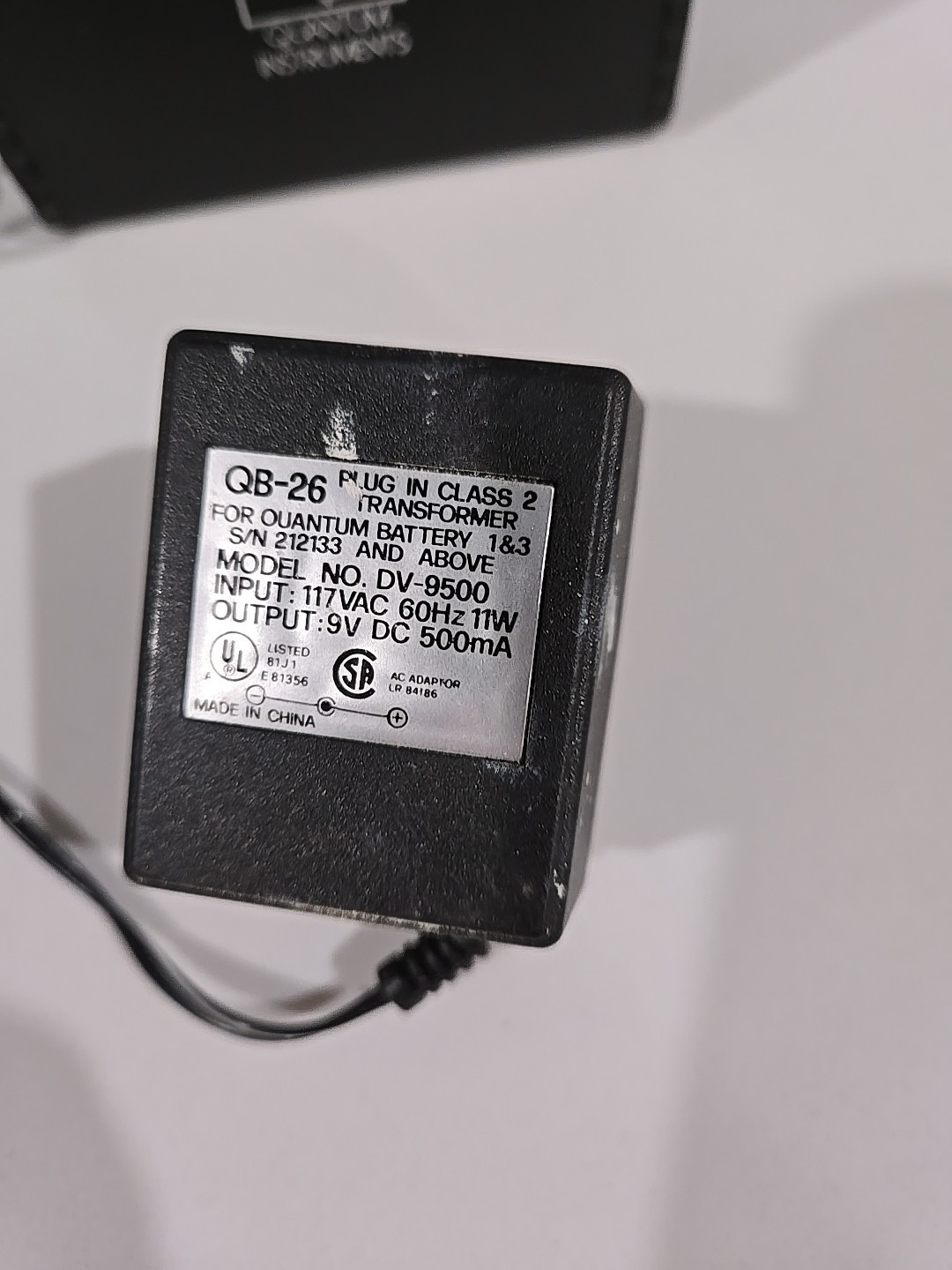 Quantum Instruments Quantum Battery 1 - With Charger