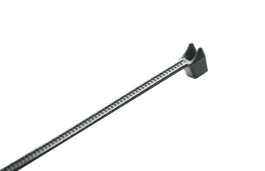 100 pc 4" FUEL LINE BLACK WIRE CABLE ZIP TIE, UV RESISTANT