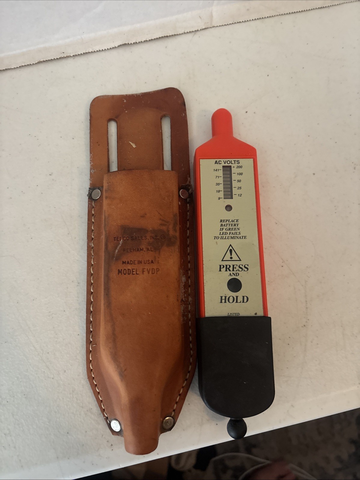 Telco Sales FVD Voltage Detector AC,TESTED AND WORKING, TOOL ONLY (CJL006034)