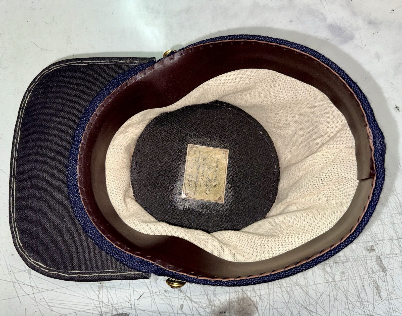 Civil War Confederate Forage Artillery Cap - 7-3/8”
