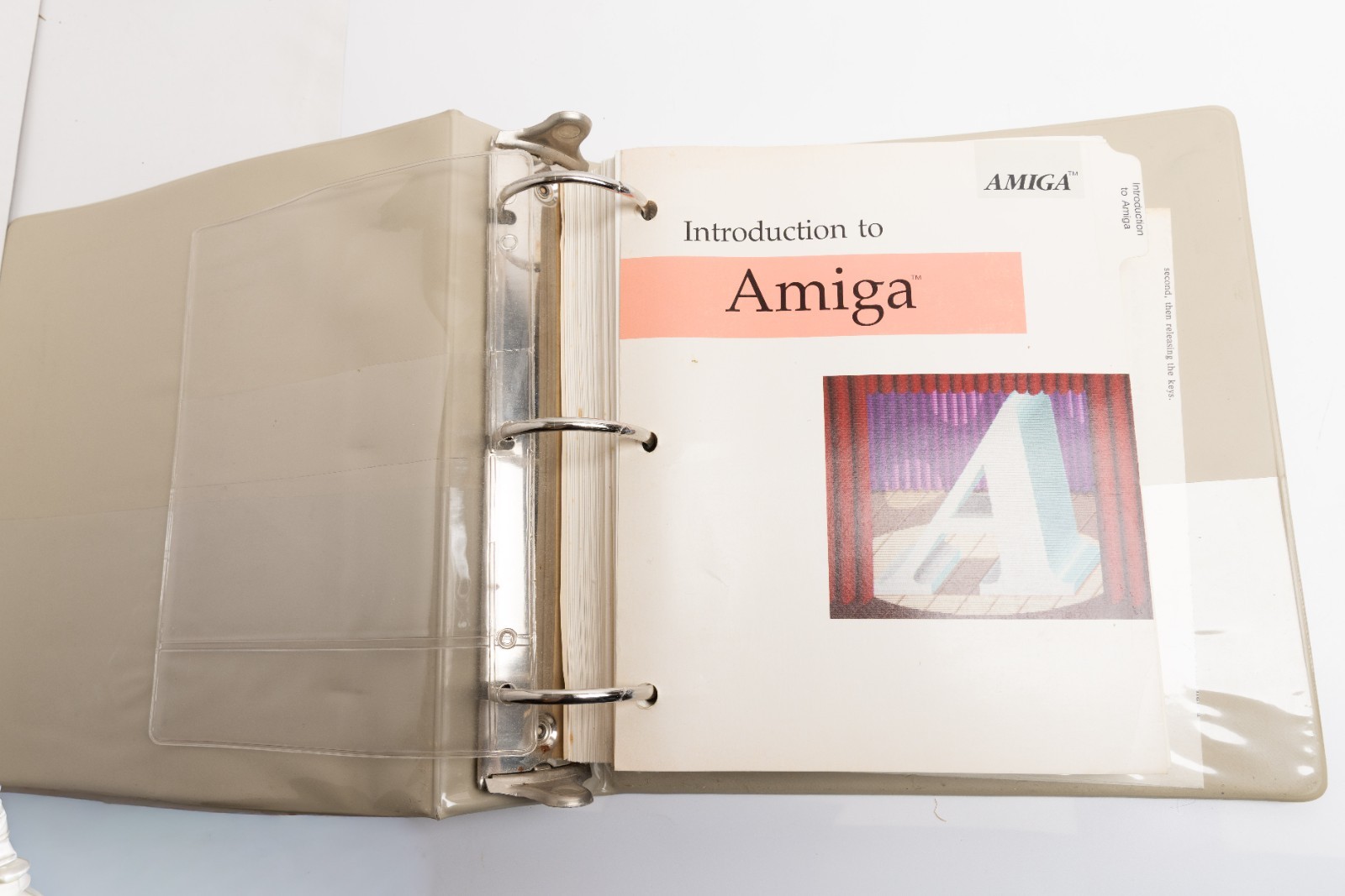 Vintage Commodore Amiga User Guides Binder No Discs