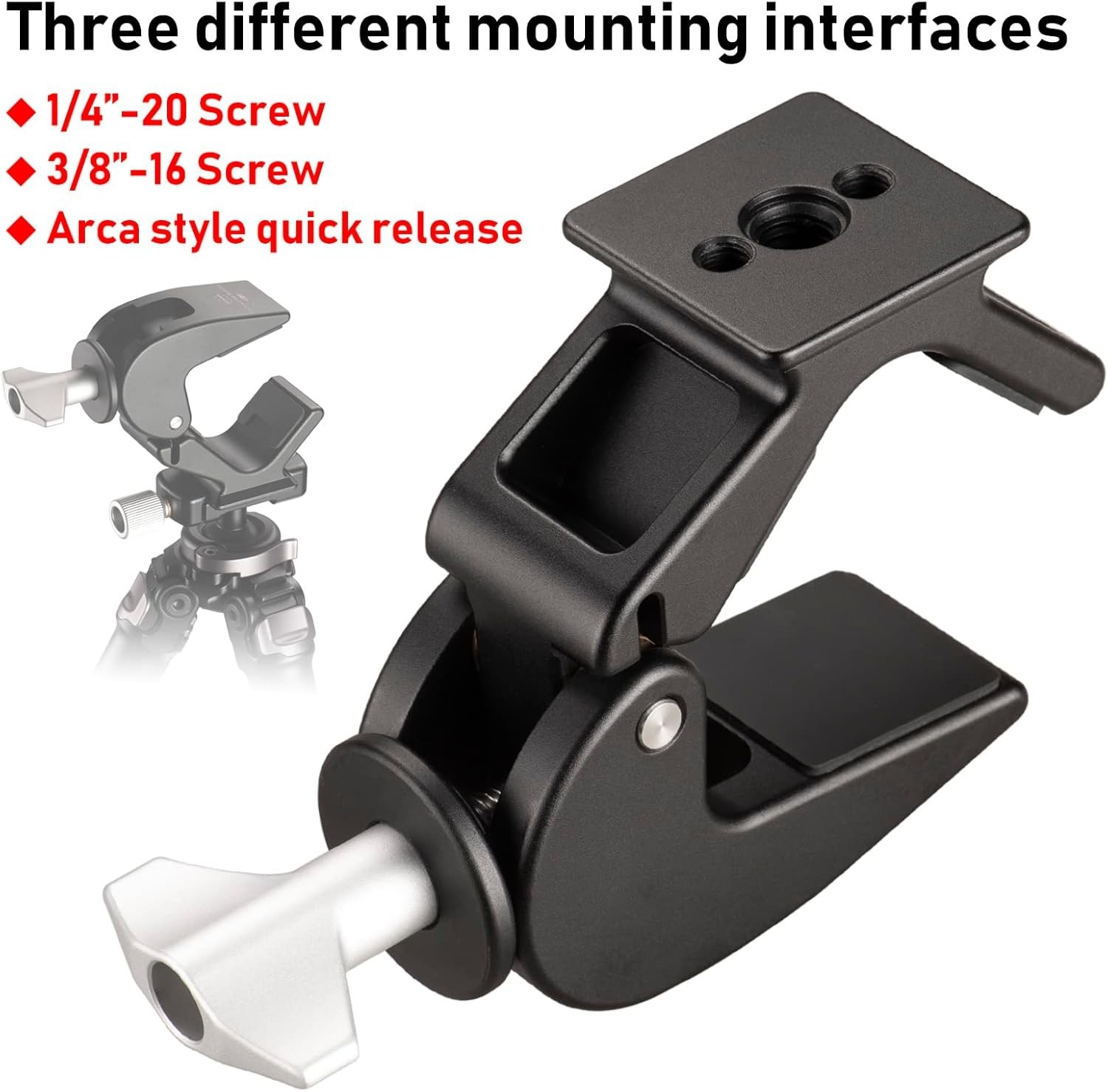Quick-Release Binocular Tripod Clamp for Optimal Viewing