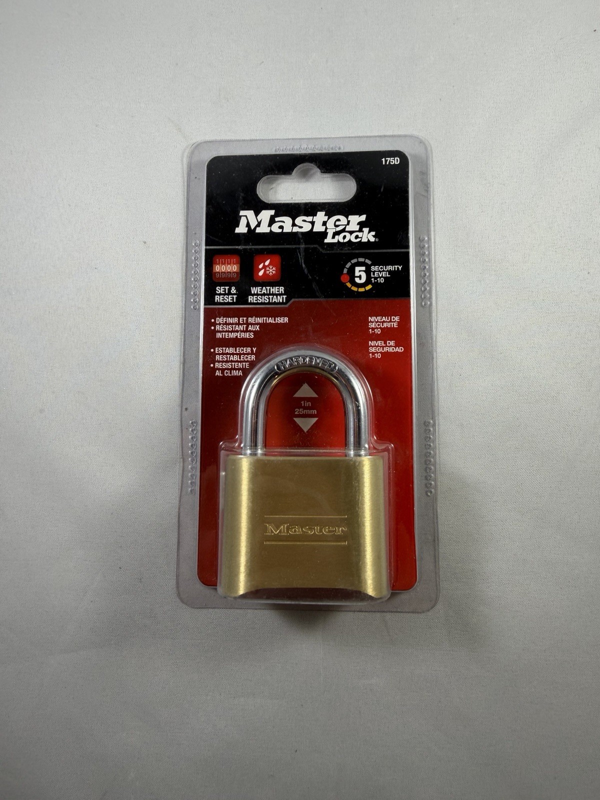 Master Lock 175D Combination Padlock