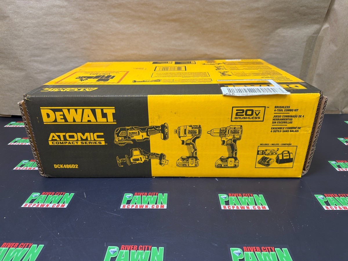 DEWALT DCK486D2 cordless 20v tool set (R7A015605)