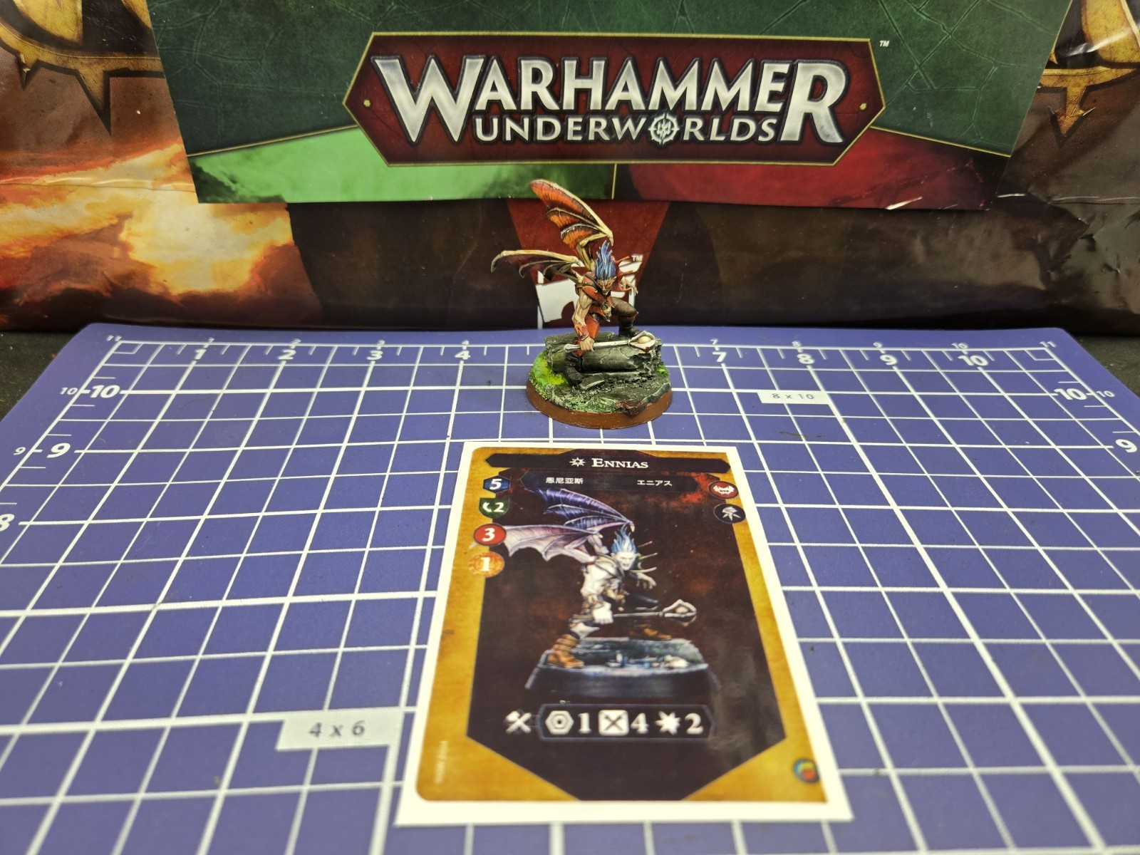 Warhammer Underworlds Ennias x1 Pro Painted Soulblight Gravelords Crimson Court