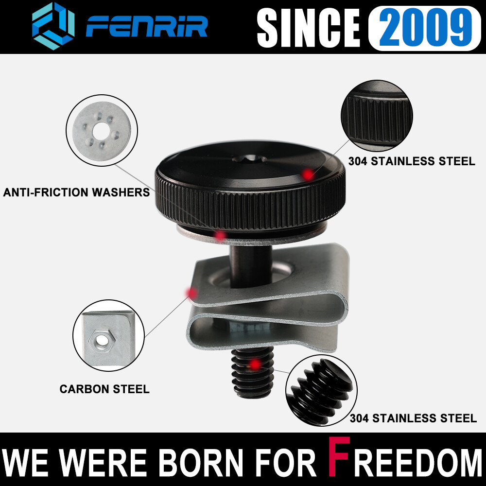 Fenrir Motorcycle Saddlebag Locks Security Bolt Knobs Fasteners Hardware Kit