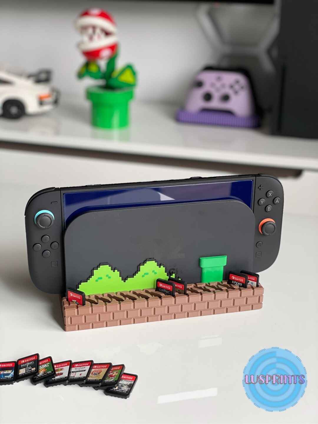 Nintendo Switch 2 Brick Dock | Cartridge Holder, Switch 2 Game Holder