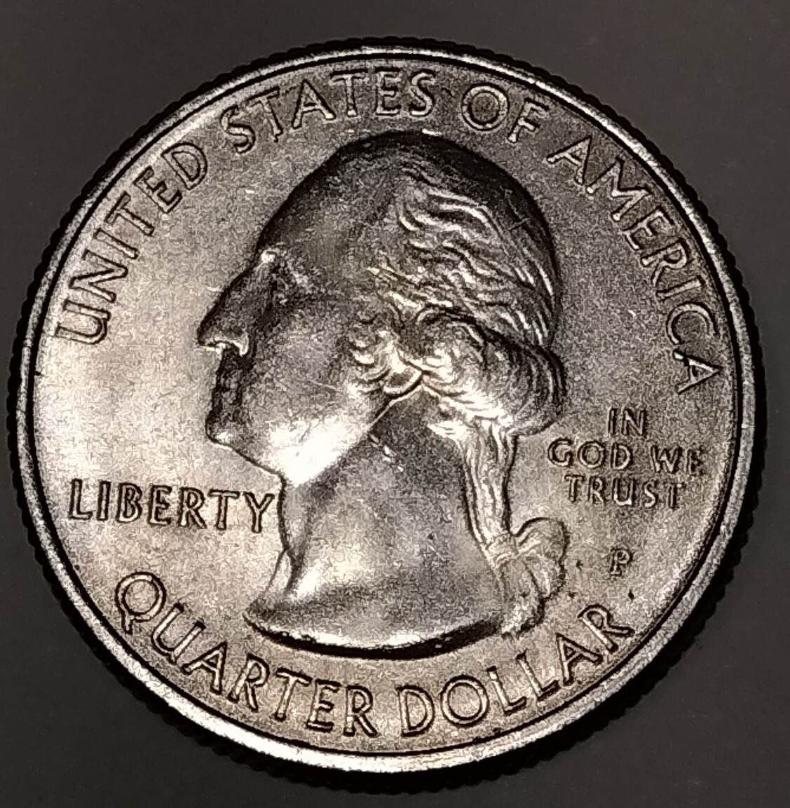 2017 P George Rogers Clark Misaligned Die Reverse Error Railroad edge bottom