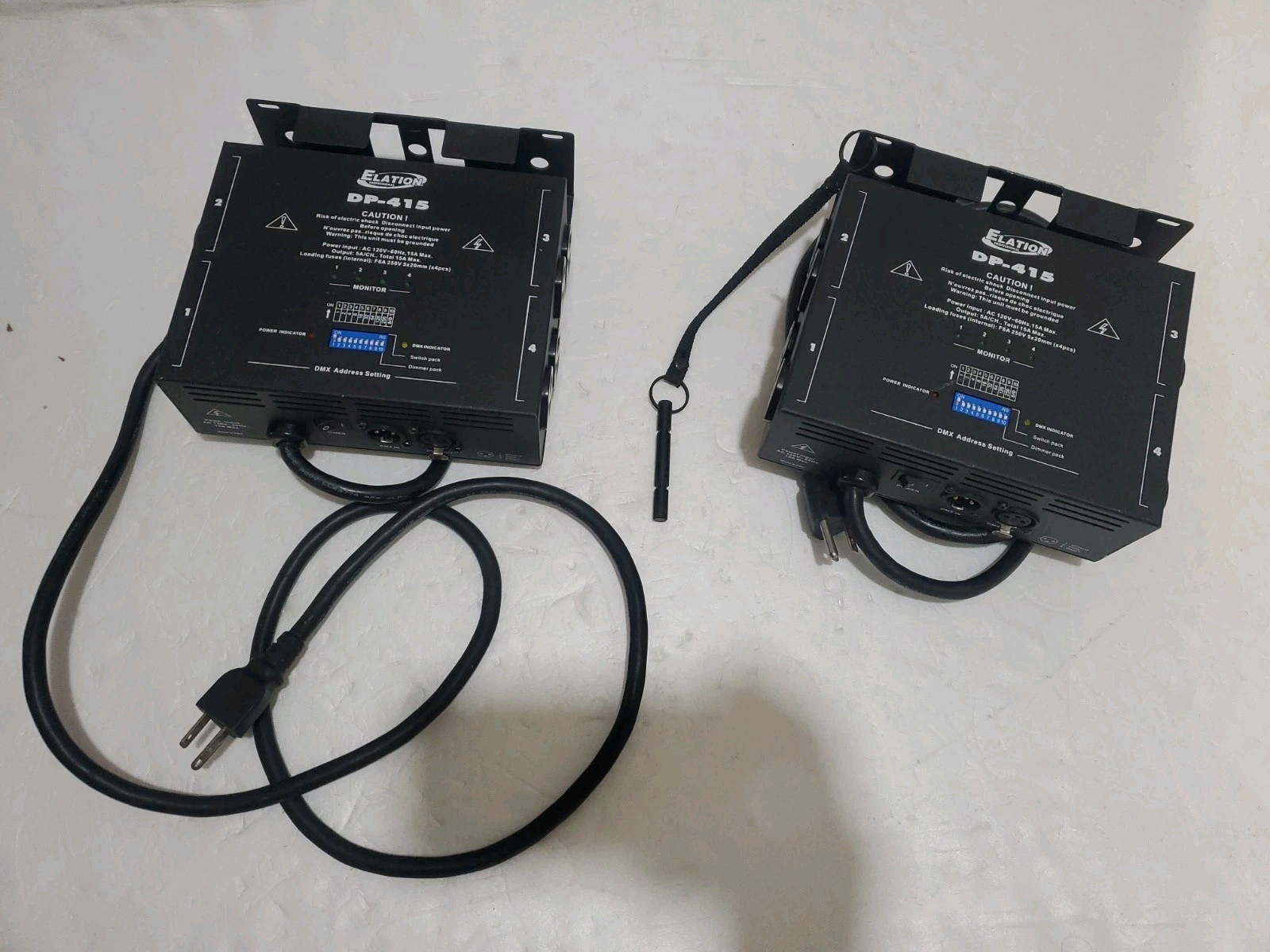 Elation DP-415 4-Channel Dimmer / DMX Controller- FOR PARTS REPAIR ONLY