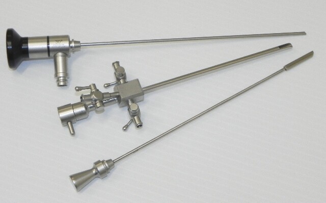 2.7mm 30 Deg Scope  Sheath with Working Channel & Obturator