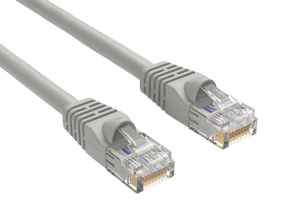 4ft Cat6 Ethernet Cable RJ45 Snagless 24AWG for Gaming PS5 PC Router, Gray