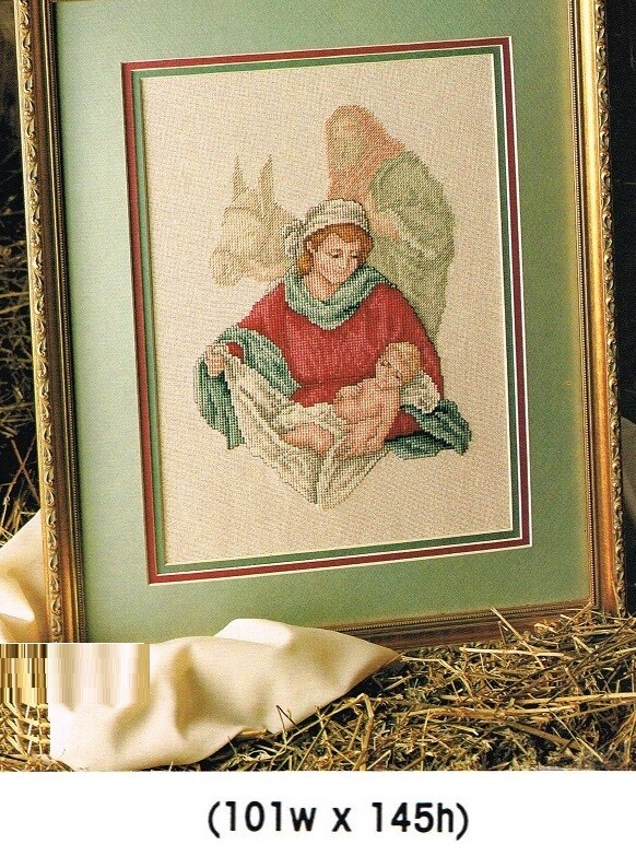 HOLY FAMILY CROSS STITCH PATTERN  ONLY  -  TL   EESU