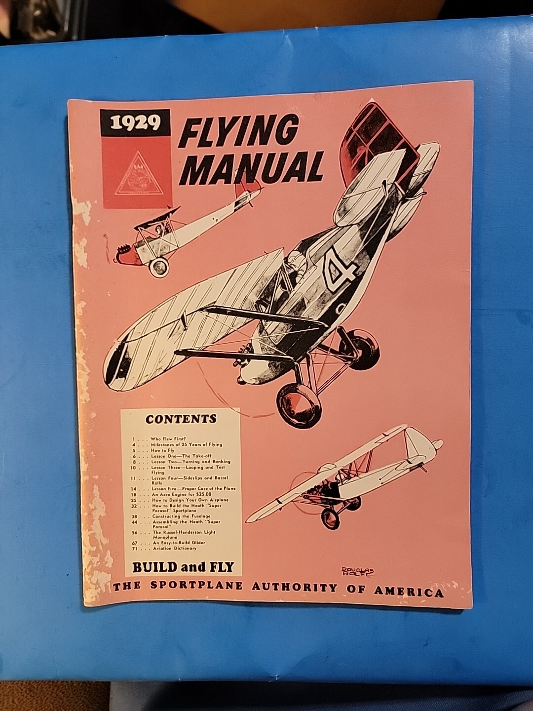 1929 FLYING MANUAL By Sportplane Authority Of America (Published 1969) By EEA...