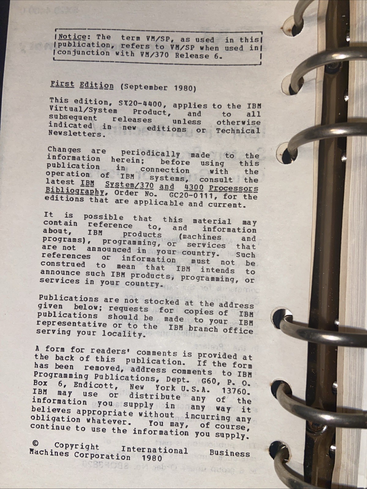 1983 IBM Field Engineering Handbook System OS/VS2 Volume 1,2,3 Reference Summary