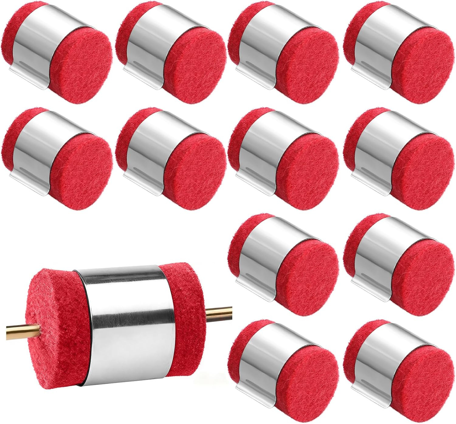 12 Pcs Mig Welding Wire Cleaner Pad Lube Pad Felt Wire Cleaner Accessories for C
