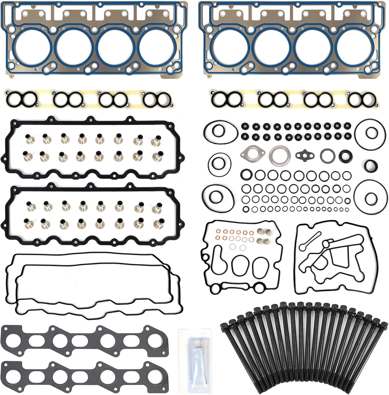 18mm Head Gasket Set w/ Bolts for Ford 6.0 Powerstroke Diesel F250 F350 2003-10