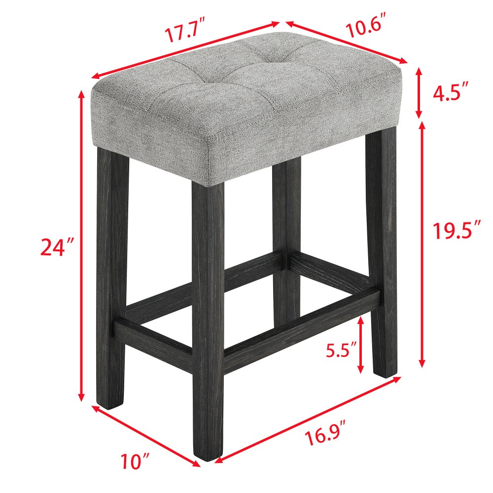 Bar Table Set with Power Outlet Bar Table and Chairs Set4 Piece Dining Table Set
