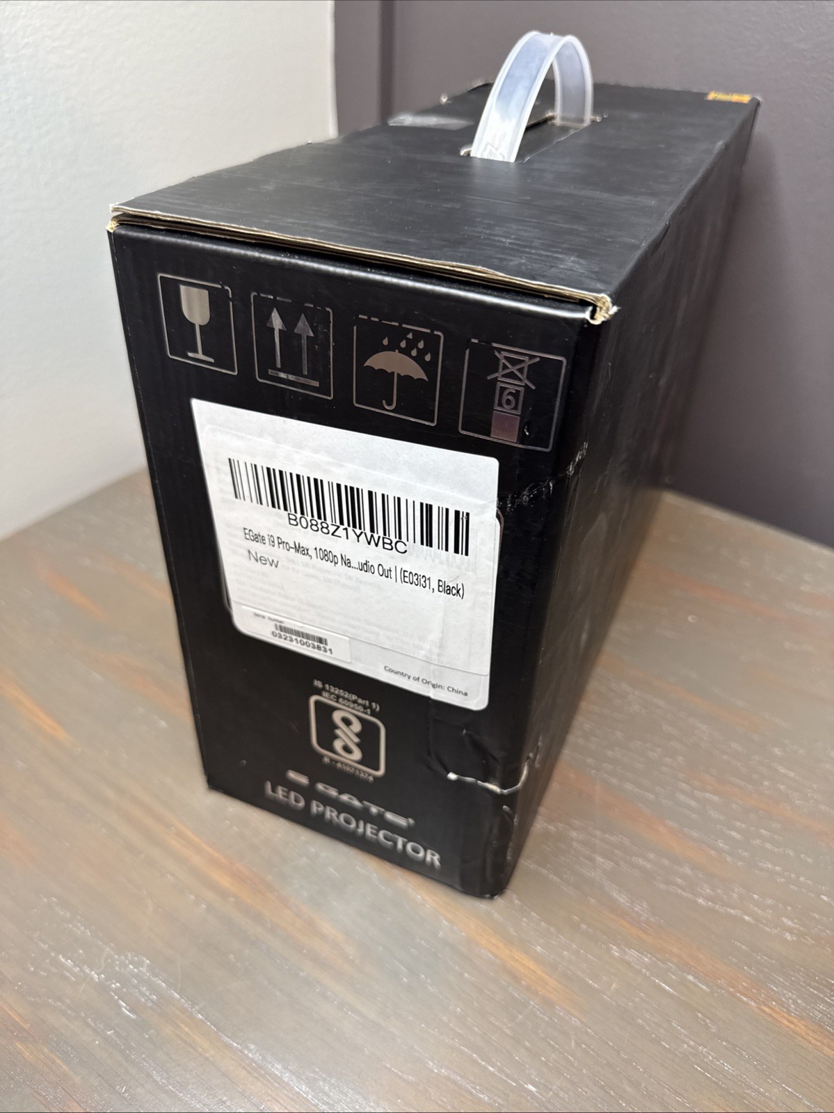 EGate I9 Pro-Max 1080p Black Projector