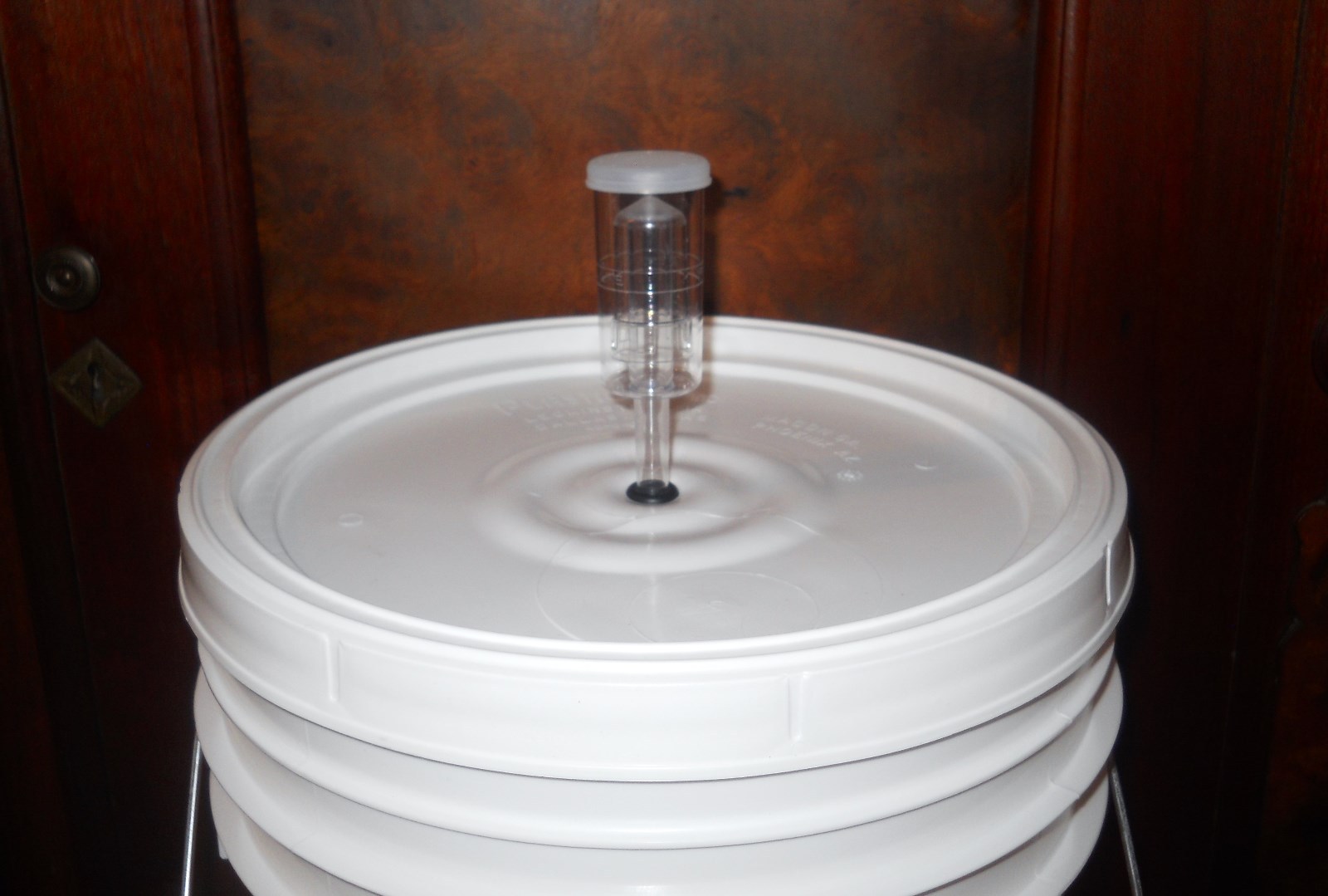 BUCKET 6.5 GALLON PRIMARY FERMENTER w/ LID+AIRLOCK HOME BREWING BEER WINE KIT